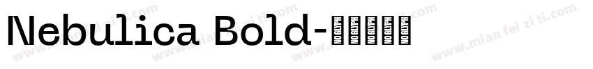 Nebulica Bold字体转换